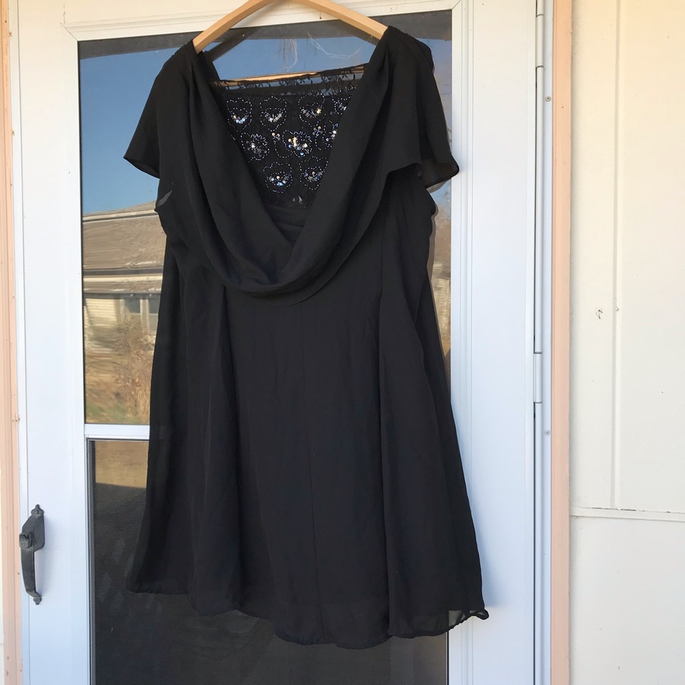 Roaman’s 1X Black sexy little black dress